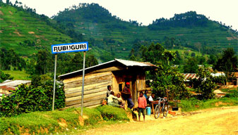The friendly village of Rubuguri, just outside the  Bwindi Impenetrable Forest